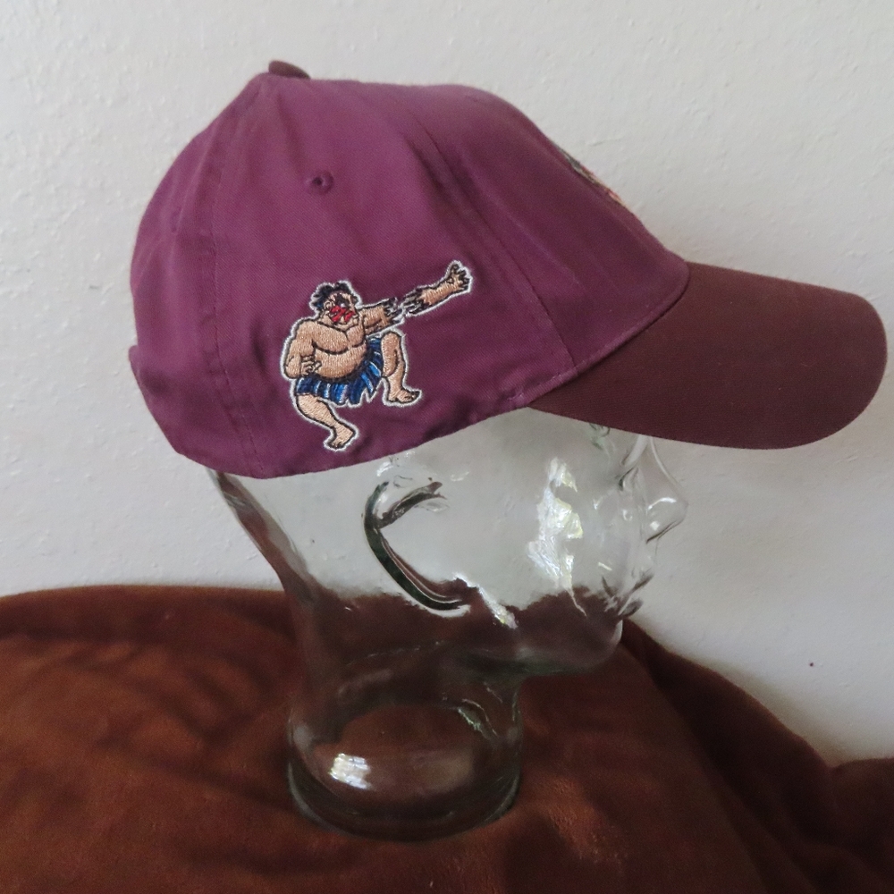 Changes Streetfighter Capcom Hat Snapback Maroon … - image 3